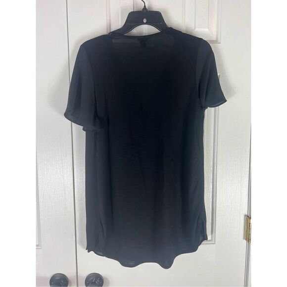 Ann Taylor Womens Black Blouse Size Small - Picture 4 of 4